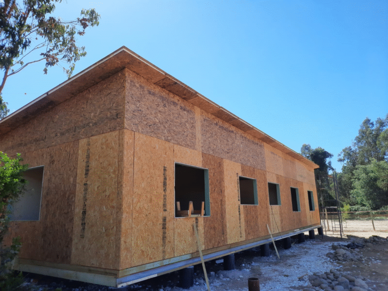 fachada sin recubrimiento