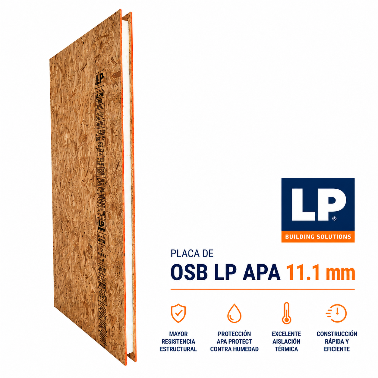 PANEL SIP 149 MM – OSB APA PROTEC 11,1 / PALO BRUTO 2X5"