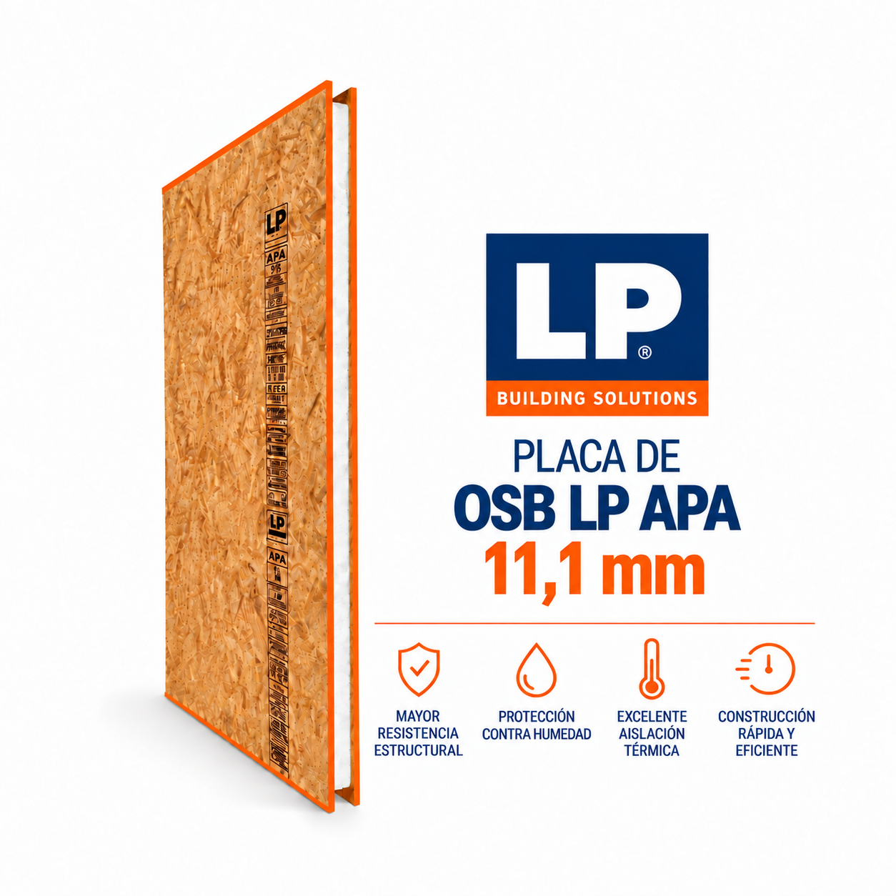 PANEL SIP 100 MM – OSB APA PROTEC 11,1 / PALO BRUTO DIMENSIONADO 2X3"